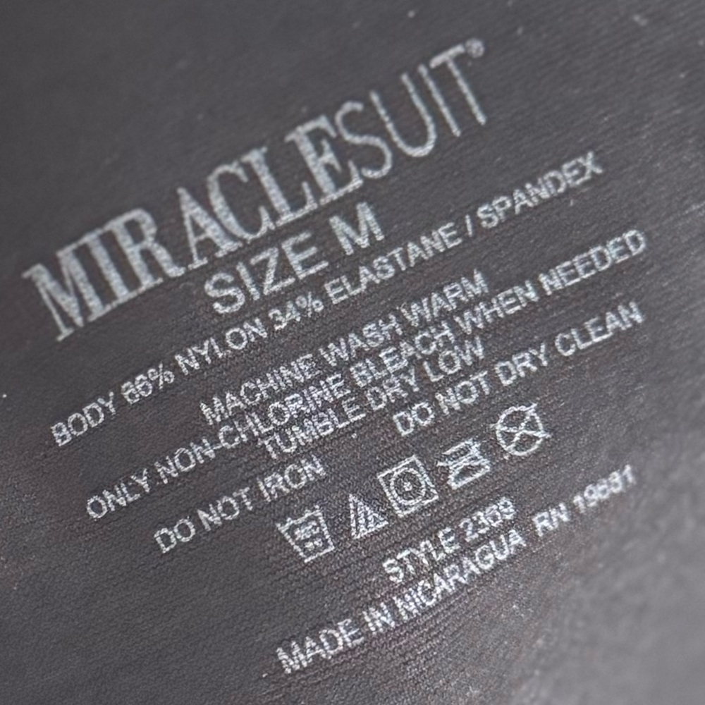 Miracle Suit Miracle Tights® Tummy Control Work Leggings in Deep Black NWOT - Picture 9 of 9
